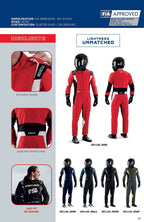 Sparco Super Light Race Suit alternate angle Endless Racegear