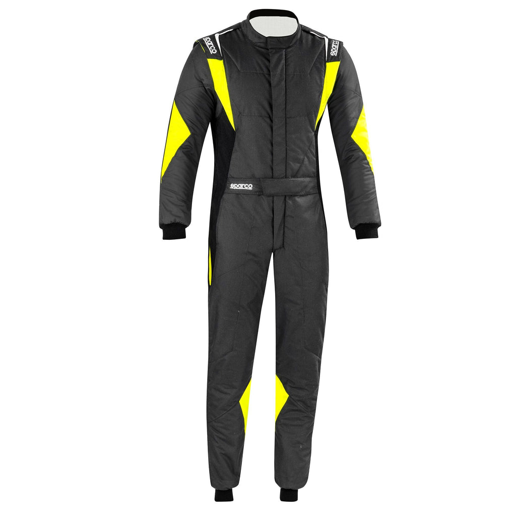 Sparco Super Light Race Suit Grey Fluo Yellow colourway Endless Racegear