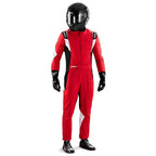 Sparco Super Light Race Suit Red White detail shoulder view Endless Racegear