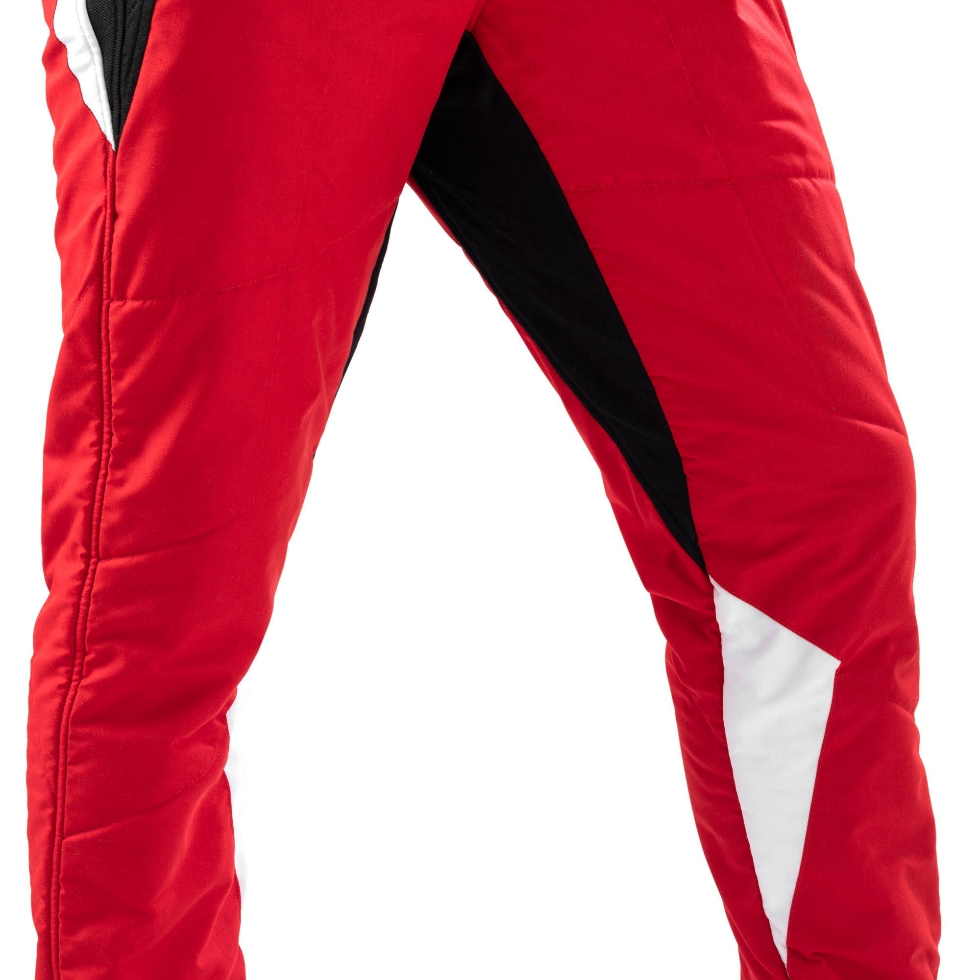 Sparco Super Light Race Suit Red White detail stitching Endless Racegear
