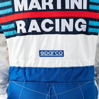 Sparco Martini Racing Suit Blue colourway detail four Endless Racegear