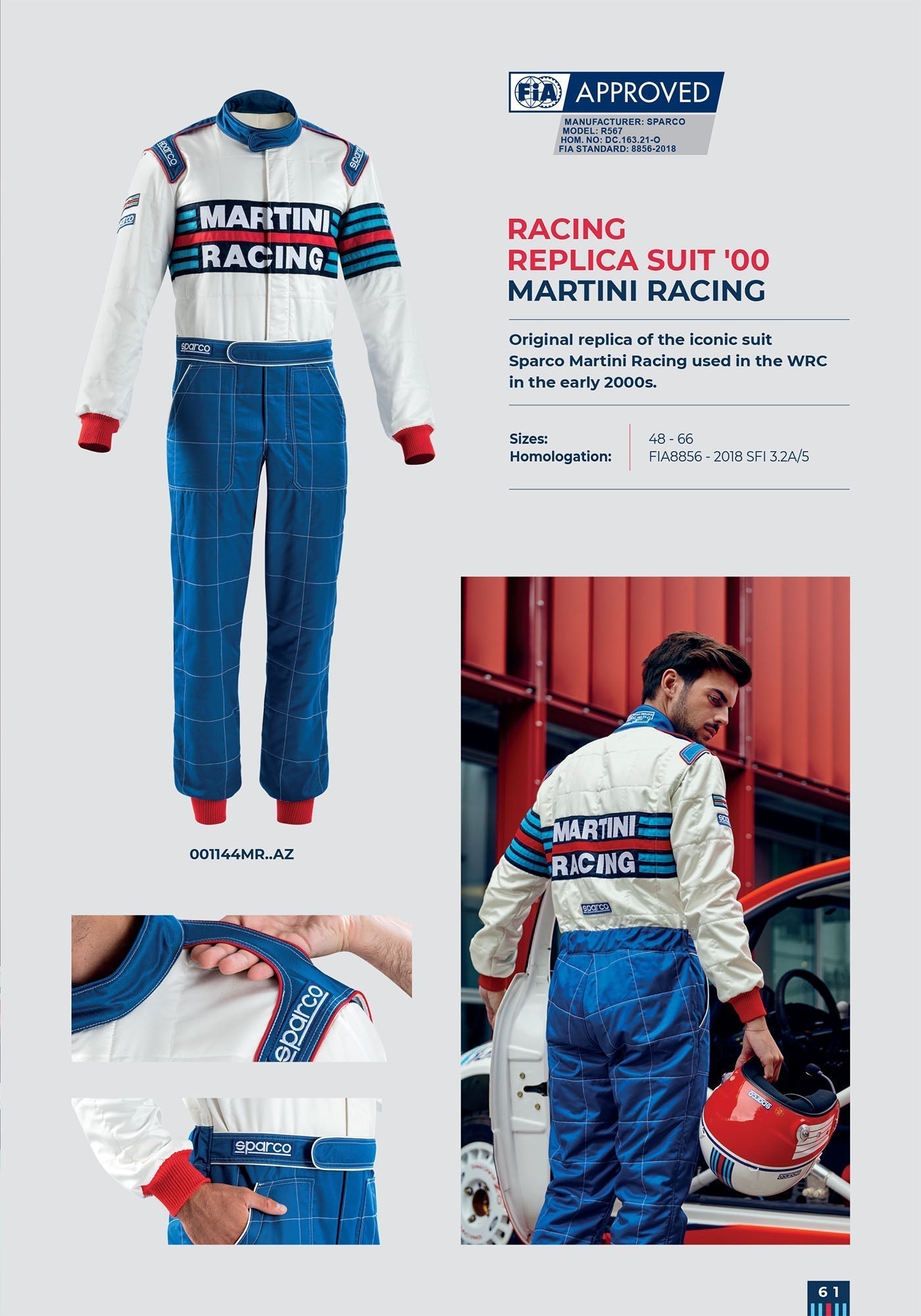Sparco Martini Racing Suit product photo Endless Racegear