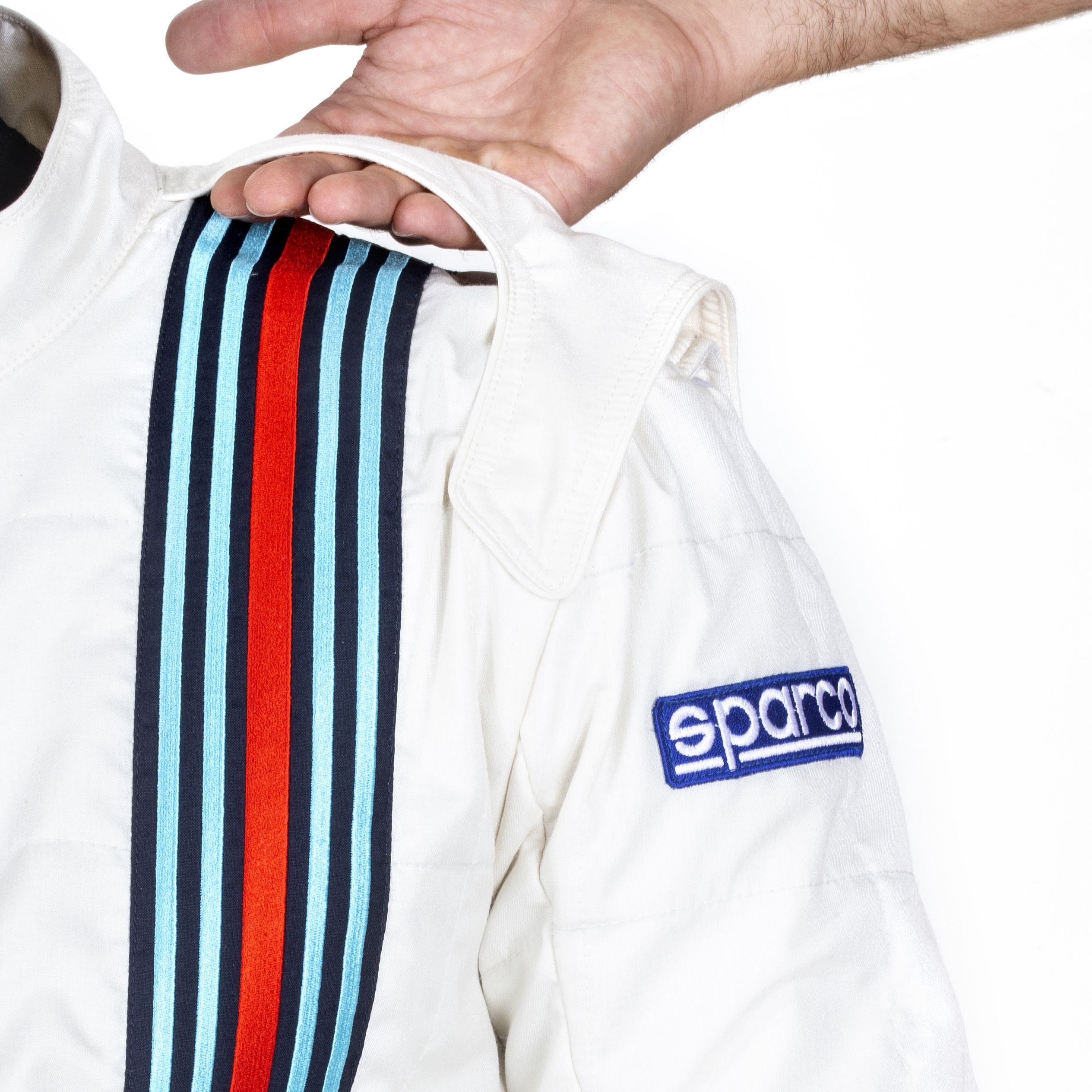 Sparco Competition Vintage Race Suit detail collar Endless Racegear