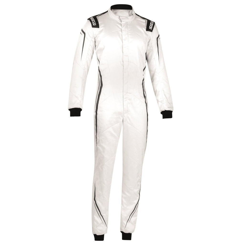 Sparco Prime Race Suit White colourway alternate view Endless Racegear