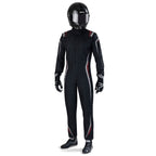 Sparco Prime Race Suit Black colourway detail one Endless Racegear