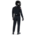 Sparco Prime Race Suit Black colourway detail two alternate Endless Racegear