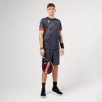 Ducati x Macron Men's Padel T-Shirt - Red/Black Endless Racegear