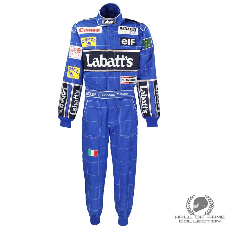 1992 Nigel Mansell Williams Renault F1 Suit alternate angle Endless Racegear