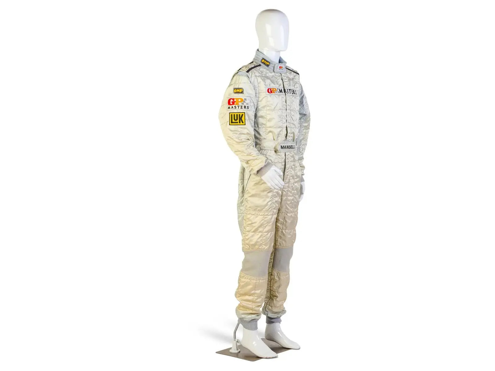2005 GP Masters Nigel Mansell OMP Race Suit embroidery detail Endless Racegear