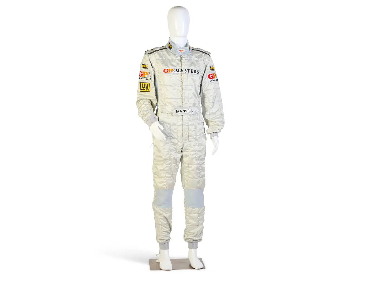 2006 OMP GP Masters Nigel Mansell Race Suit front view Endless Racegear