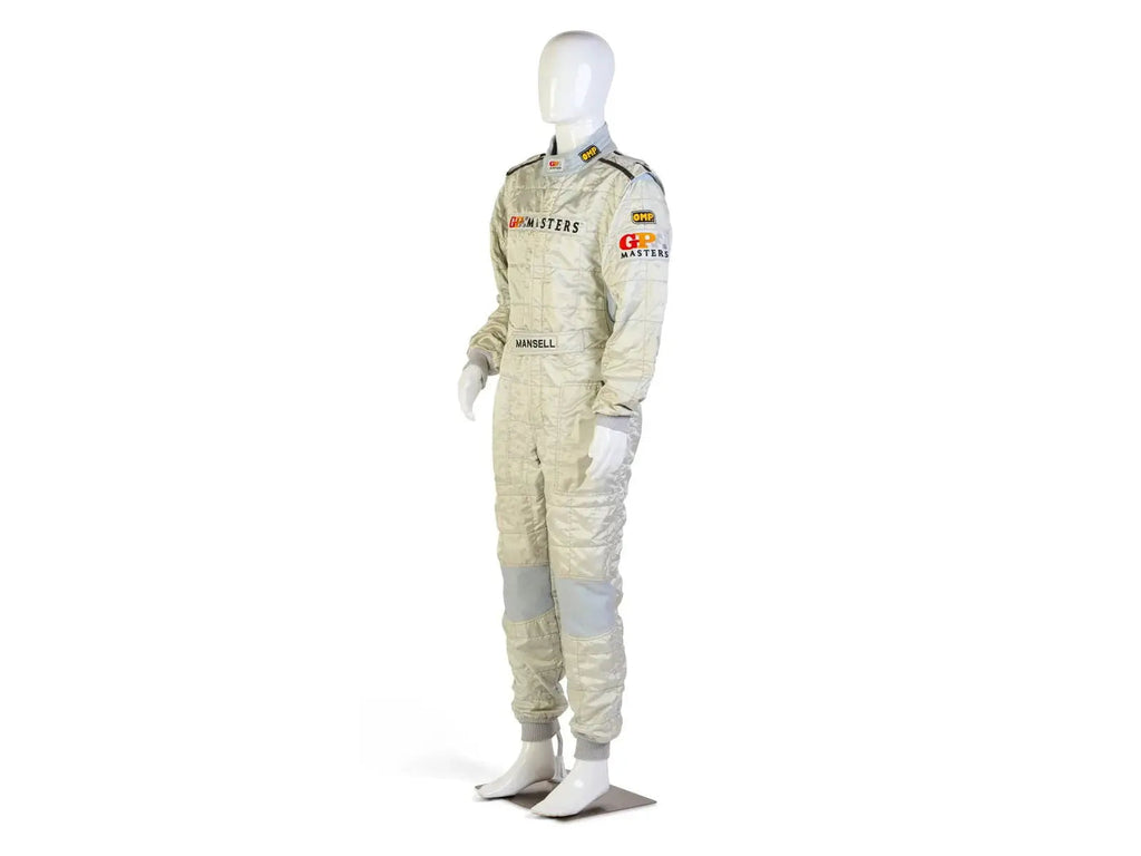 2006 OMP GP Masters Nigel Mansell Race Suit embroidery detail Endless Racegear