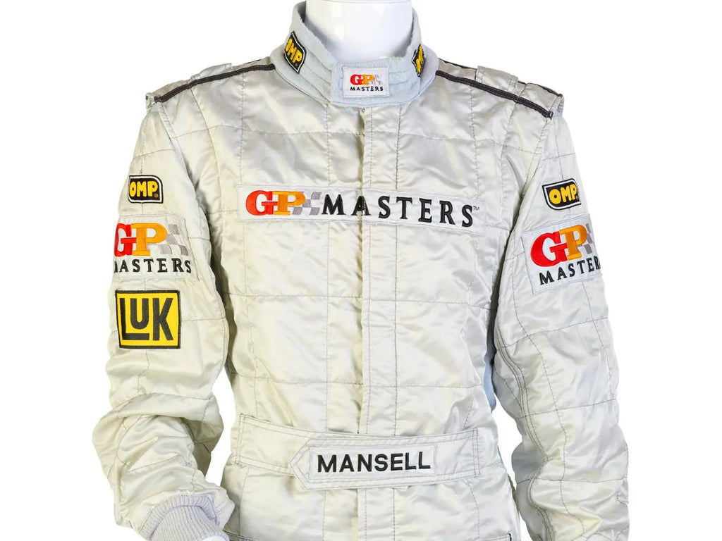 2006 OMP GP Masters Nigel Mansell Race Suit collar detail Endless Racegear