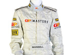 2006 OMP GP Masters Nigel Mansell Race Suit collar detail Endless Racegear