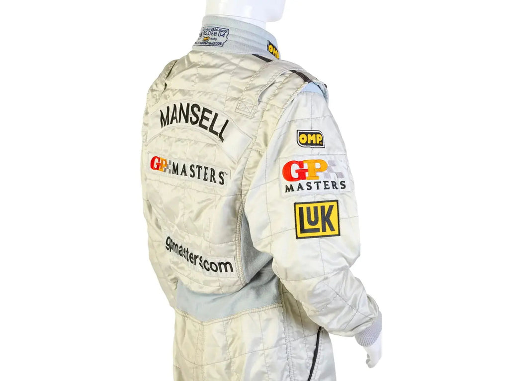 2006 OMP GP Masters Nigel Mansell Race Suit sleeve detail Endless Racegear