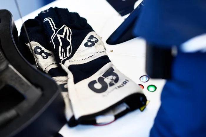 2021 Pierre Gasly Scuderia Alphatauri Race Gloves -Ex Race Gear