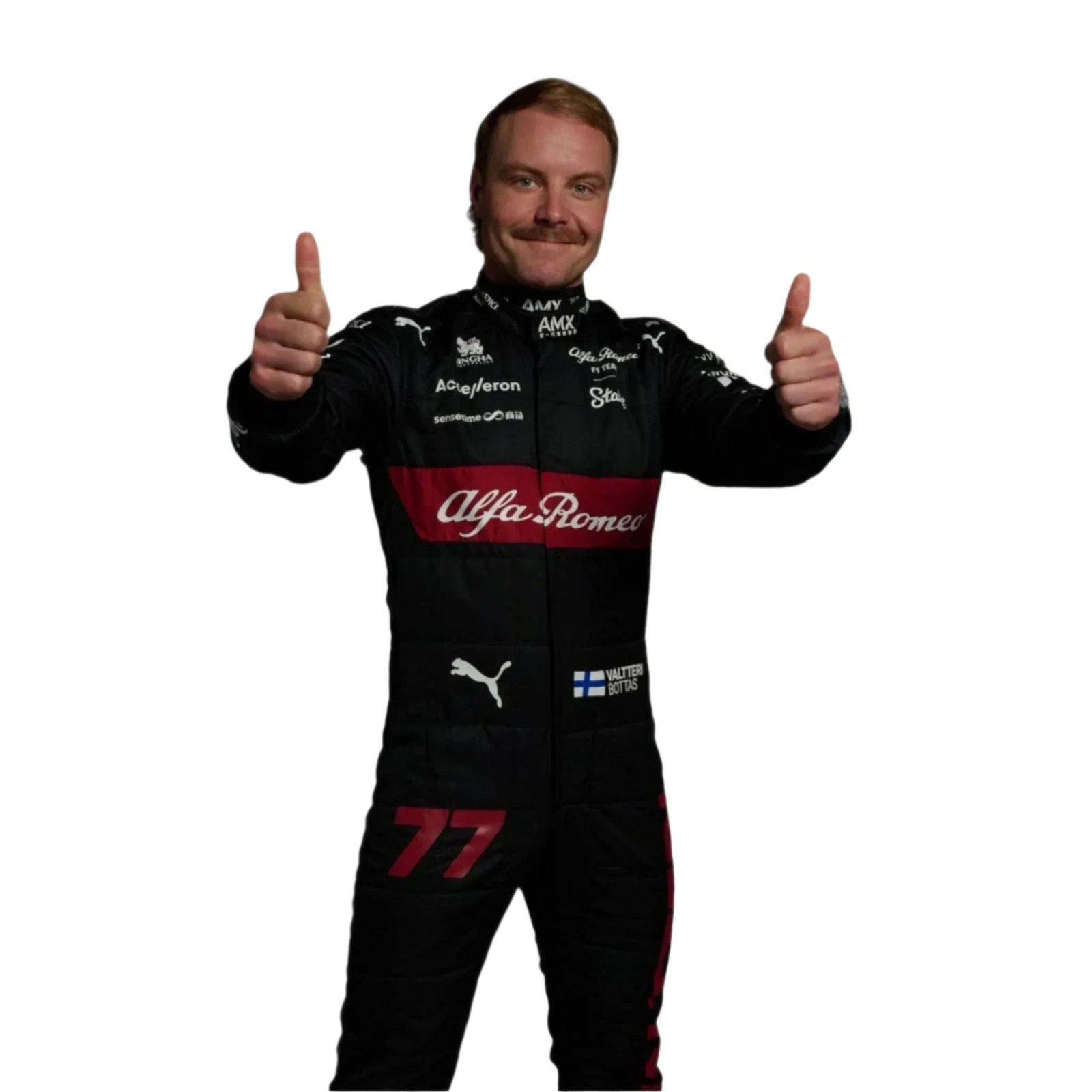 2023 Valtteri Bottas Alfa Romeo F1 Race Suit Ex Race Gear