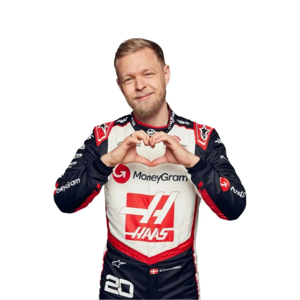 2024 Kevin Magnussen Nico Hulkenberg Haas F1 Team Race Suit - Ex Race Gear