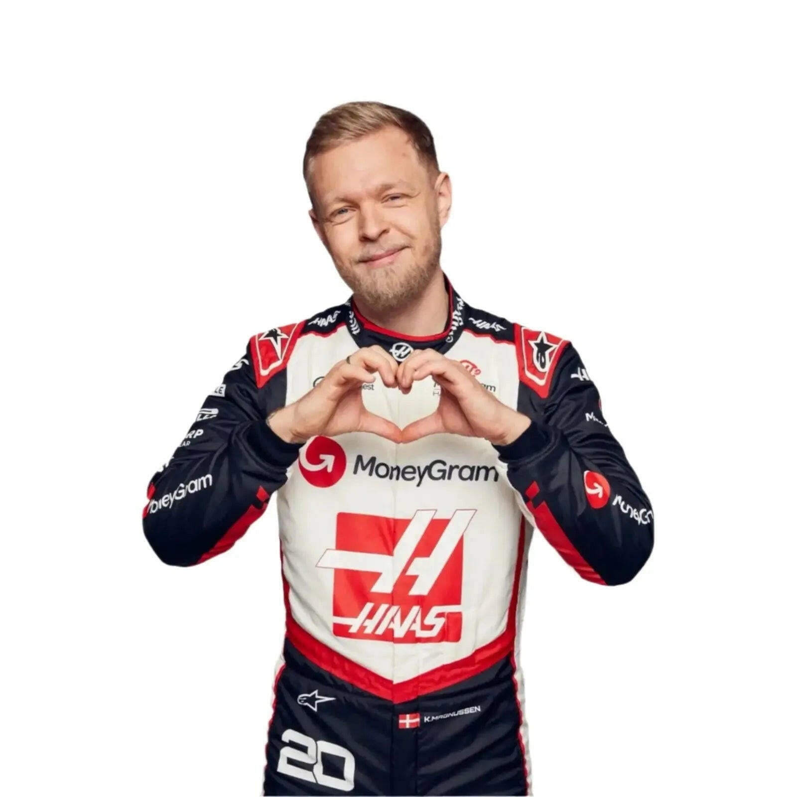 2024 Kevin Magnussen Nico Hulkenberg Haas F1 Team Race Suit - Ex Race Gear