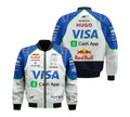 2025 Isack Hadjar Visa Cash App Formula One Bomber Jacket 