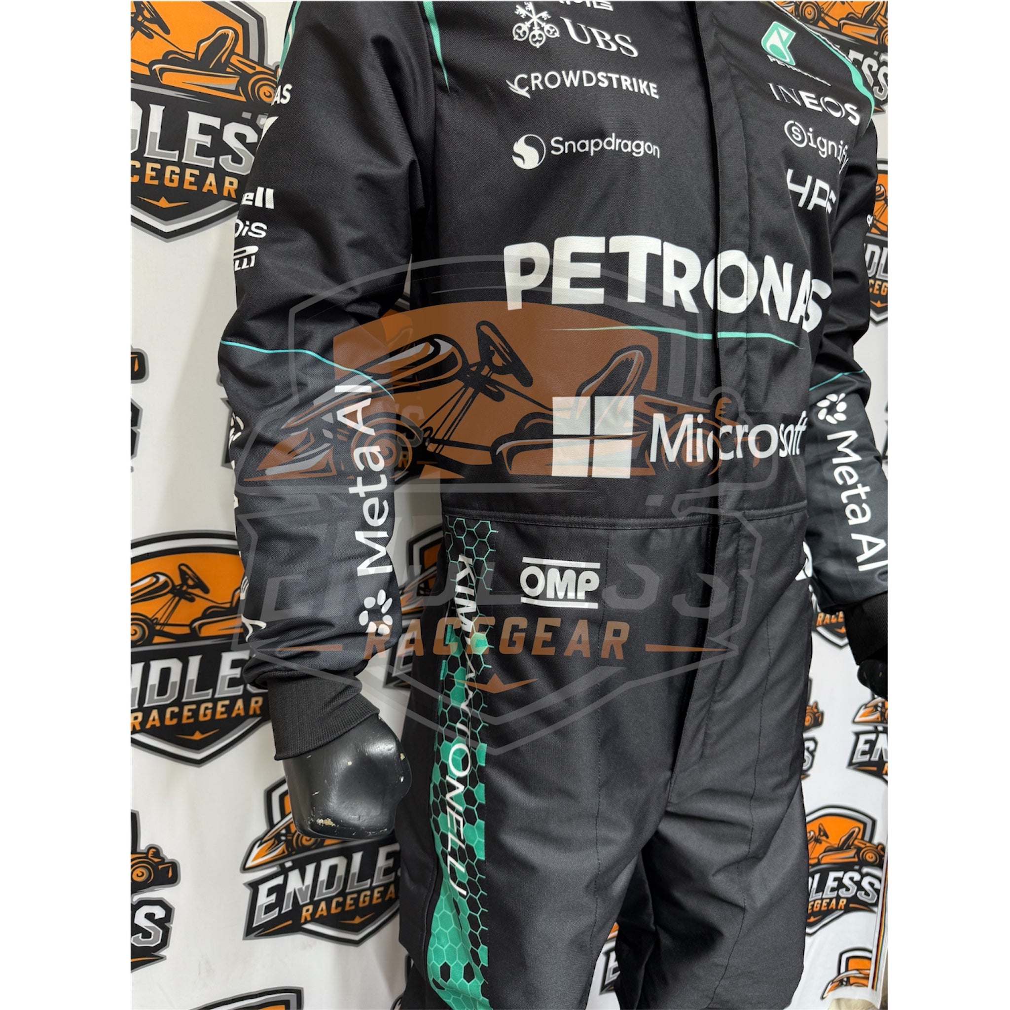 2026 Mercedes Replica Race Suit | Microsoft AMG F1 Team Gear Endless Racegear