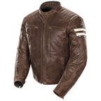 [Color:::Brown-Cream] JOE ROCKET CLASSIC 92' LEATHER JACKET