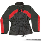 [Color:::Black / Red] JOE ROCKET RS-2 2-PIECE RAINSUIT