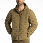 [Color:::Dark Olive] Klim Boulder Stretch Down Hooded Jacket