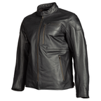 [Color:::Gunmetal Black] Klim Sixxer Leather Jacket