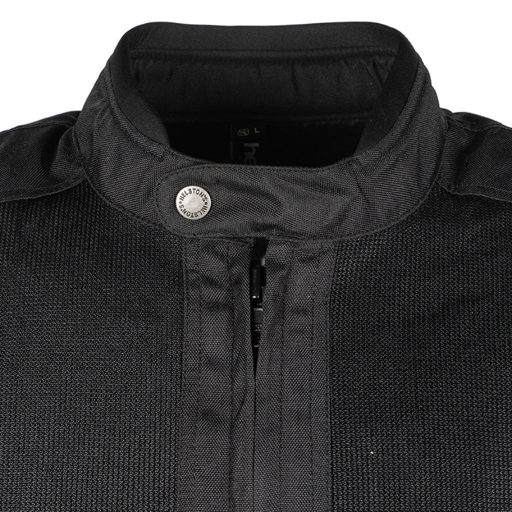 Helstons Stoner - Air Mesh Textile Summer Jacket - Black