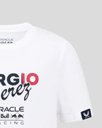 Red Bull Racing F1 Kids Sergio "Checo" Perez Flag T-Shirt - Youth White Red Bull Racing