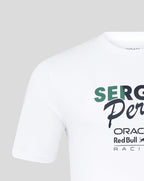 Red Bull Racing F1 Sergio "Checo" Perez Flag T-Shirt - White/Navy Red Bull Racing