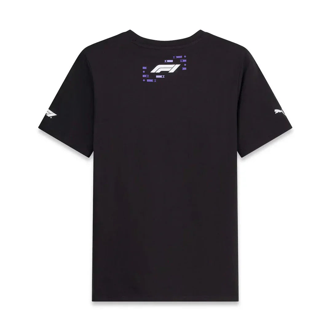 Formula 1 Tech Collection F1 Qatar GP T-Shirt - Black/White Endless Racegear