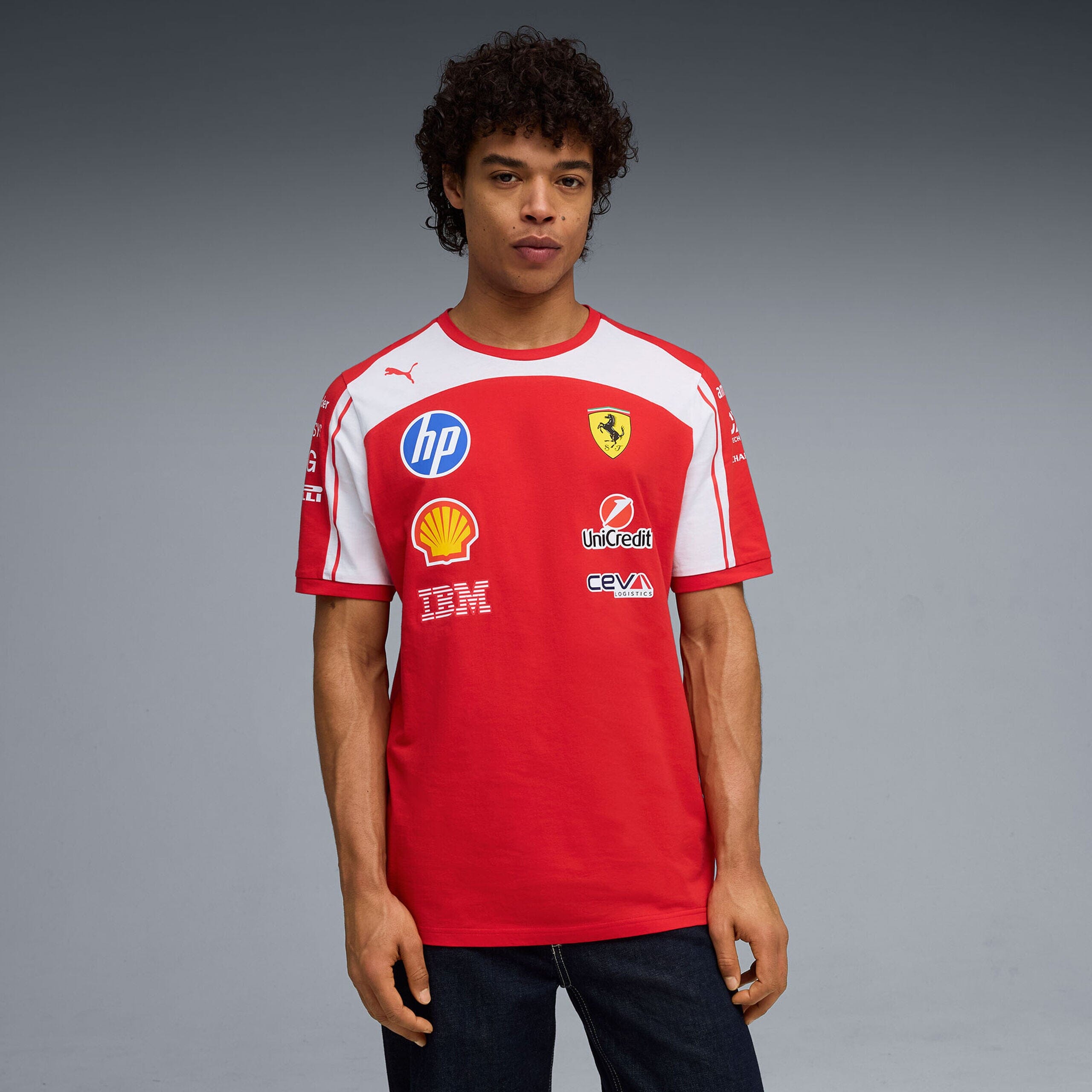 Scuderia Ferrari F1 2026 Team T-Shirt - Puma Red Scuderia Ferrari