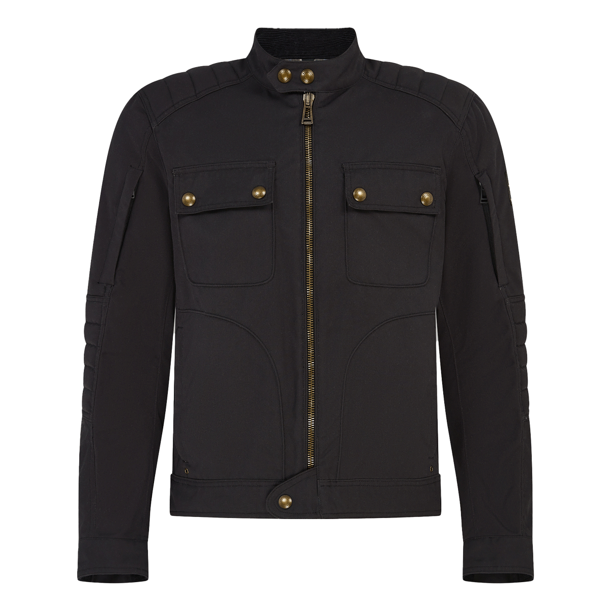 *New* Belstaff Roberts Cotton Canvas Motorcycle Jacket - Black Endless Racegear 2