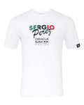 Red Bull Racing F1 Sergio "Checo" Perez Flag T-Shirt - White/Navy T-shirts Red Bull Racing XS White 