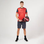 Ducati x Macron Men's Padel T-Shirt - Red/Black Endless Racegear