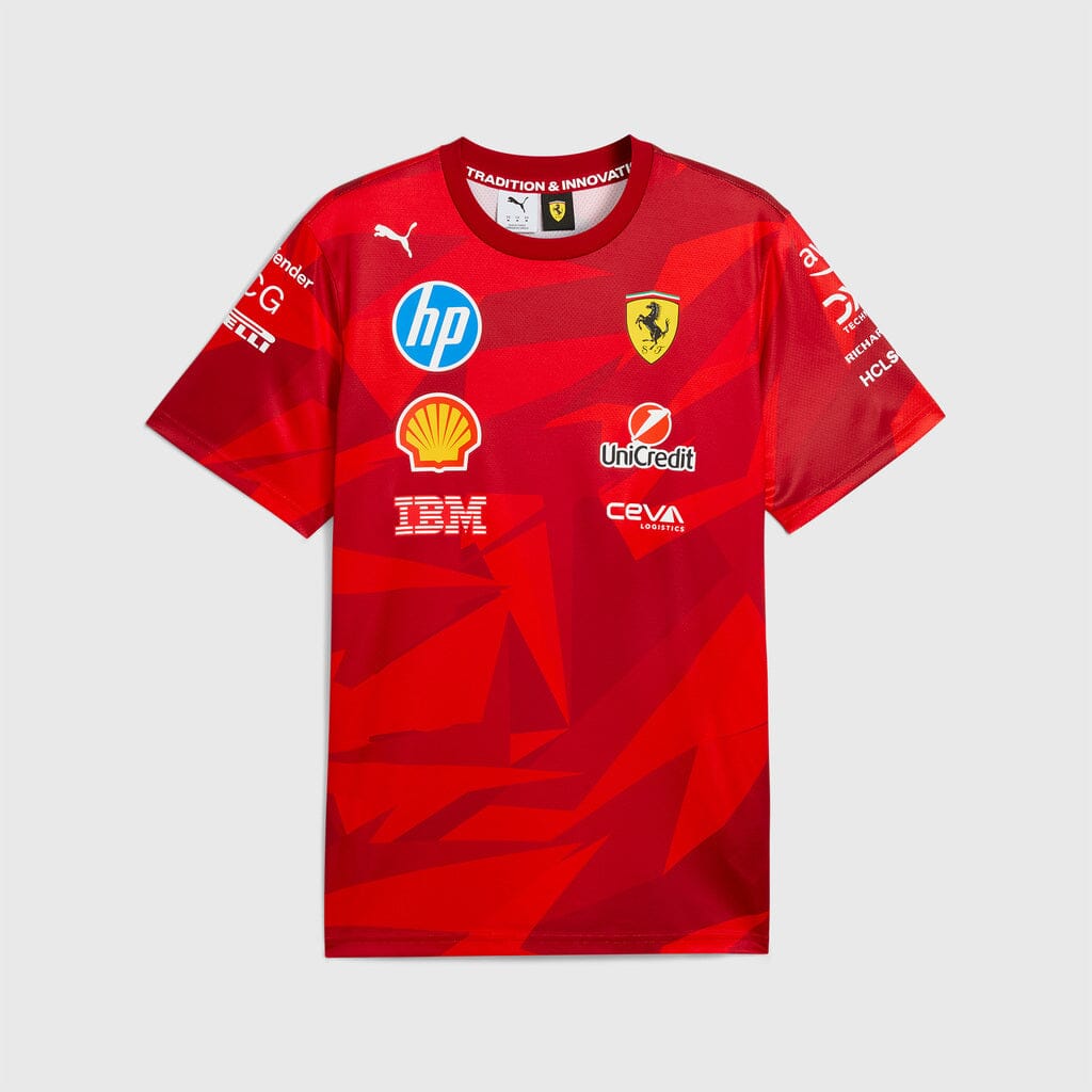 Scuderia Ferrari F1 Special Edition Las Vegas GP Team T-Shirt - Rosso Corso Endless Racegear