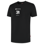 Haas Racing F1 Esteban Ocon Essential T-Shirt - Black Haas F1 Racing Team