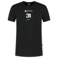 Haas Racing F1 Esteban Ocon Essential T-Shirt - Black Haas F1 Racing Team