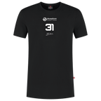 Haas Racing F1 Esteban Ocon Essential T-Shirt - Black Haas F1 Racing Team