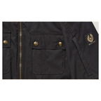 *New* Belstaff Roberts Cotton Canvas Motorcycle Jacket - Black Endless Racegear 5