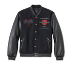Harley-Davidson V-Twin Varsity Leather Jacket - Endless Racegear