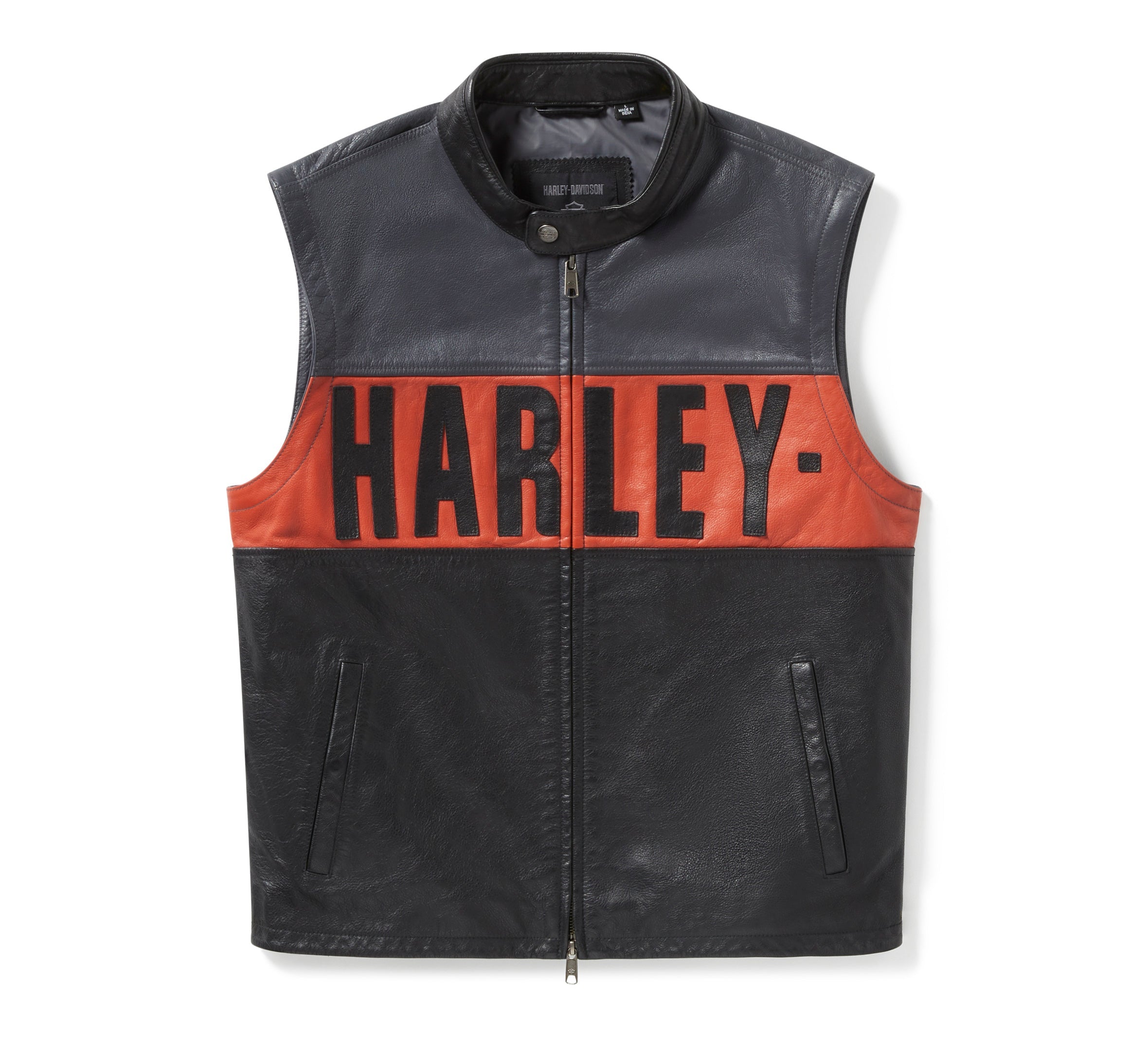 Men's Essential Convertible Leather Jacket Endless Racegear