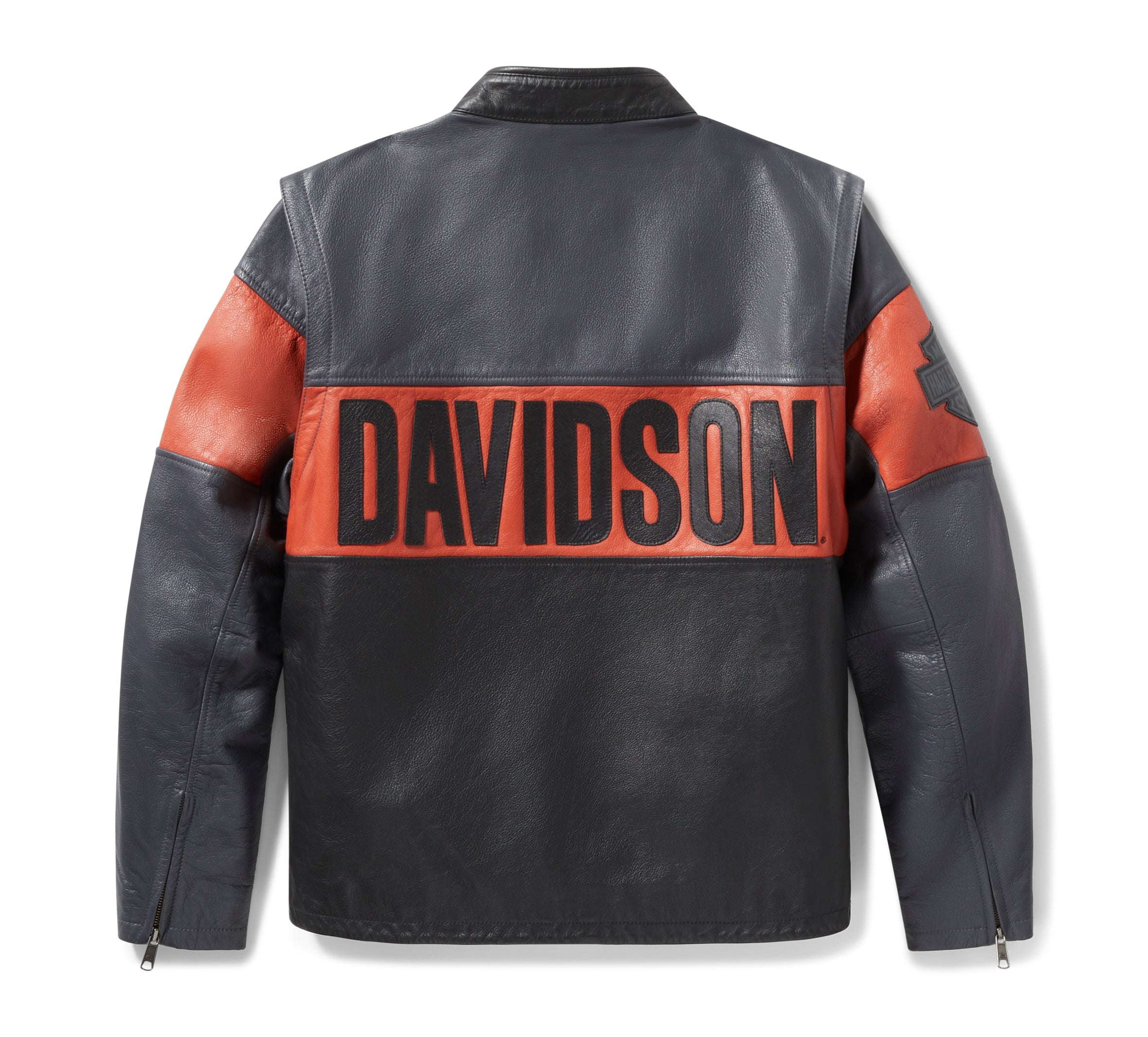 Men's Essential Convertible Leather Jacket Endless Racegear