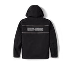 Harley-Davidson H-D Trenton Deflector 2.0 Hooded Riding Fleece - Harley Black Harley-Davidson