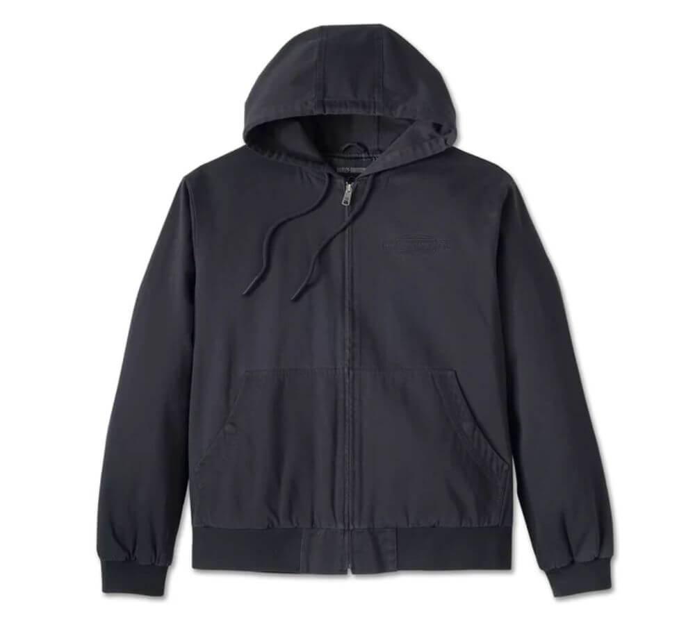 Harley-Davidson Bar & Shield Workwear Hooded Jacket - Harley Black Harley-Davidson