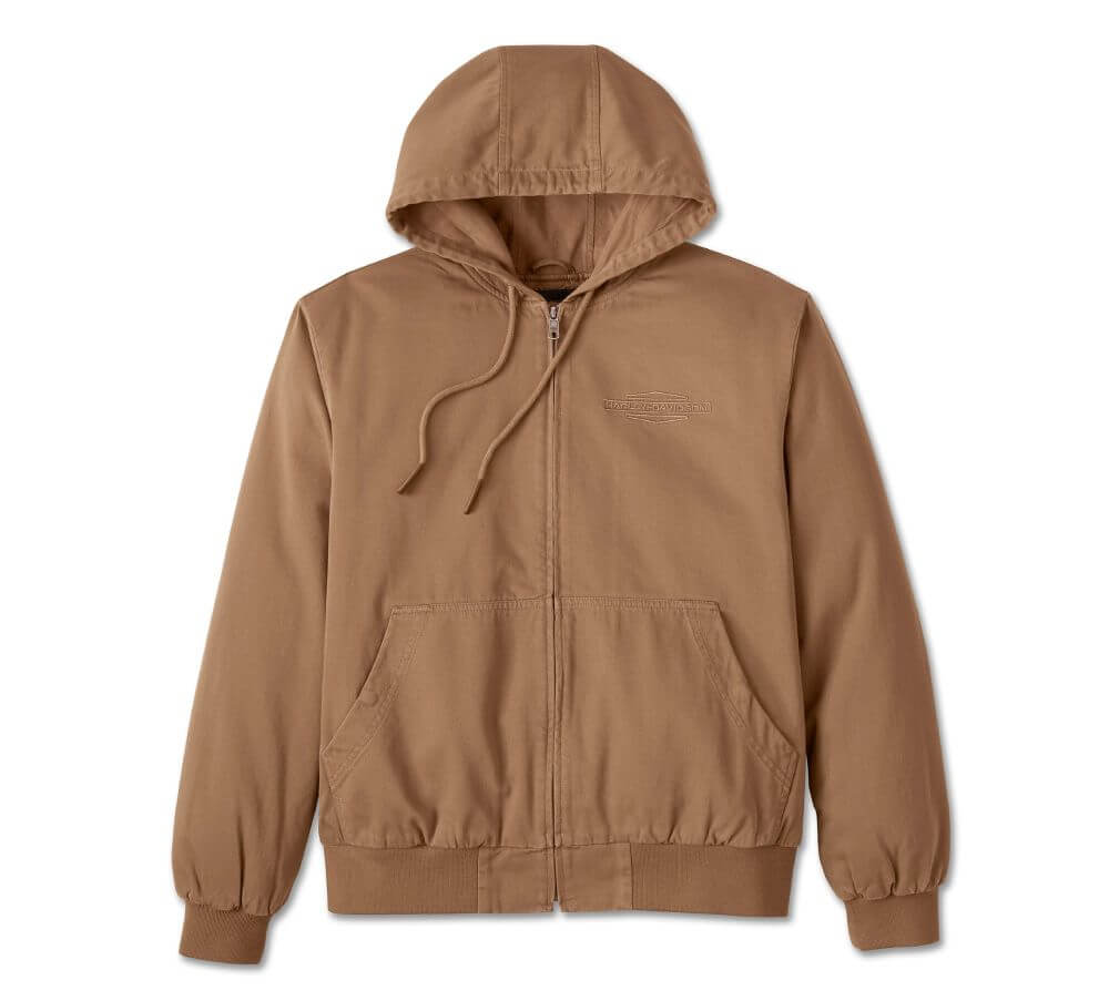 Harley-Davidson Bar & Shield Workwear Hooded Jacket - Toffee Harley-Davidson