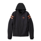 Harley-Davidson Men's Ovation 3-in-1 Textile Riding Jacket Black / Orange Harley-Davidson