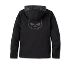 Men's Deflector 2.0 Hooded Riding Fleece - Black Beauty Harley-Davidson