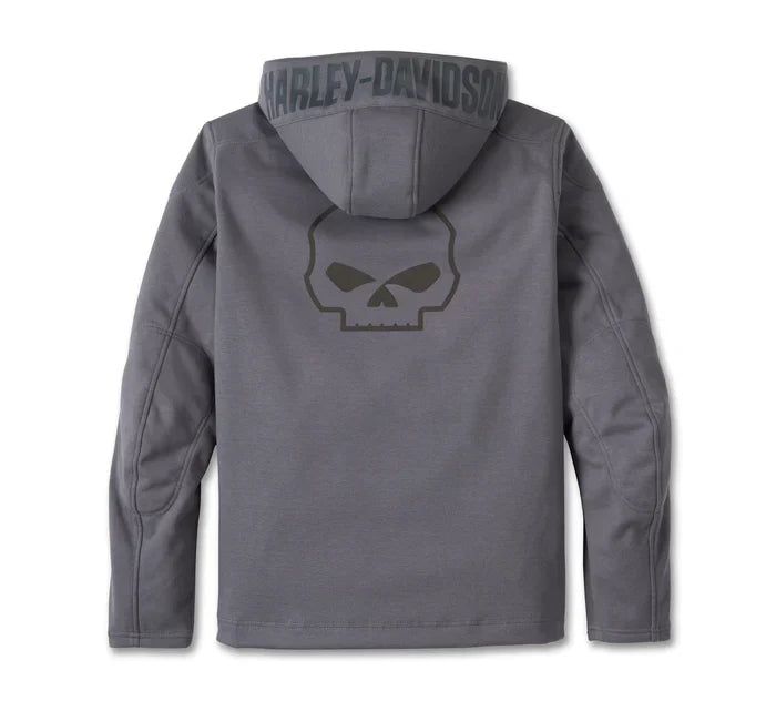 Men's Deflector 2.0 Hooded Riding Fleece - Quiet Shade Harley-Davidson